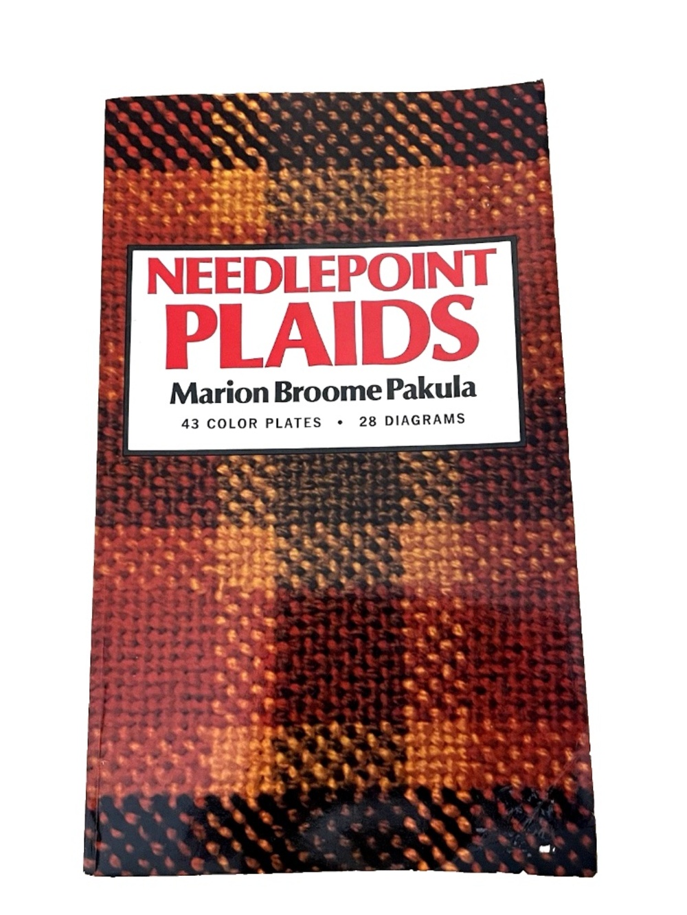 Needlepoint Plaids by Marion Broome Pakula Crown Publishers, Inc.RARE OOP